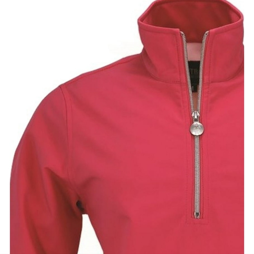Outback Trading Jacket Womens Poppy Softshell Pullover Coral Limited Edition